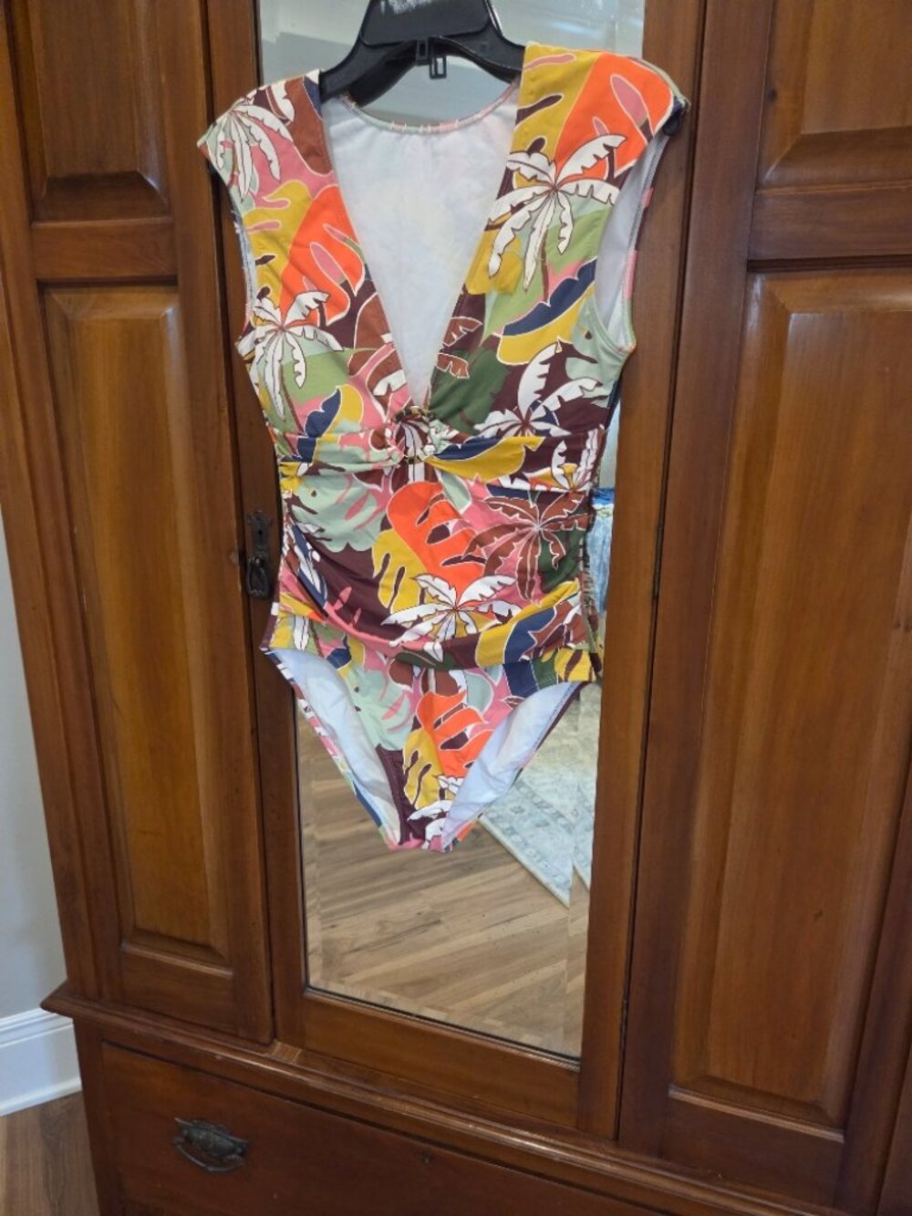 Bleu RodBeattie Swimsuit and Caftan Coverup